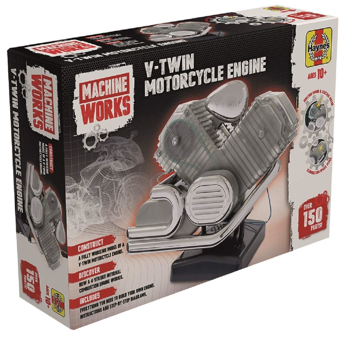 Haynes Build Your Own V-Twin Motorcycle Engine Construction Kit ...