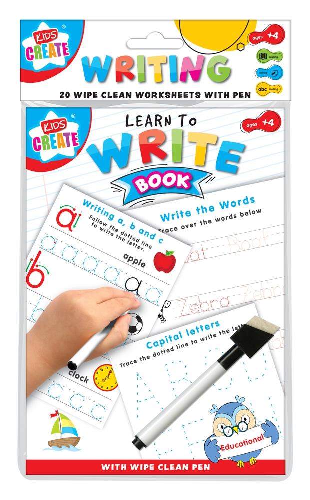 Learn to Write Workbook Kids Learning Resource