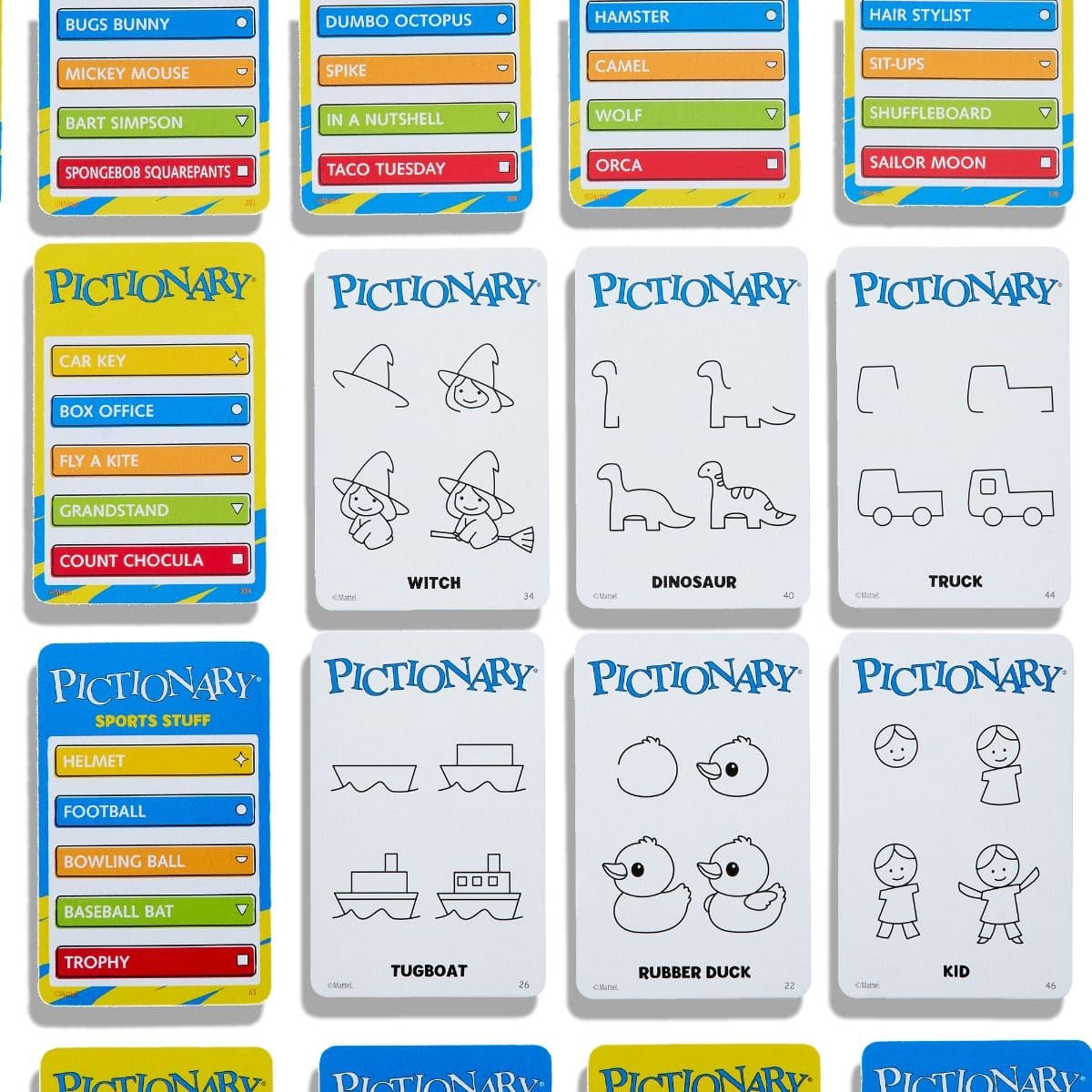 Pictionary Drawing Board Game for 2 Teams of Players Ages 8 and Up ...