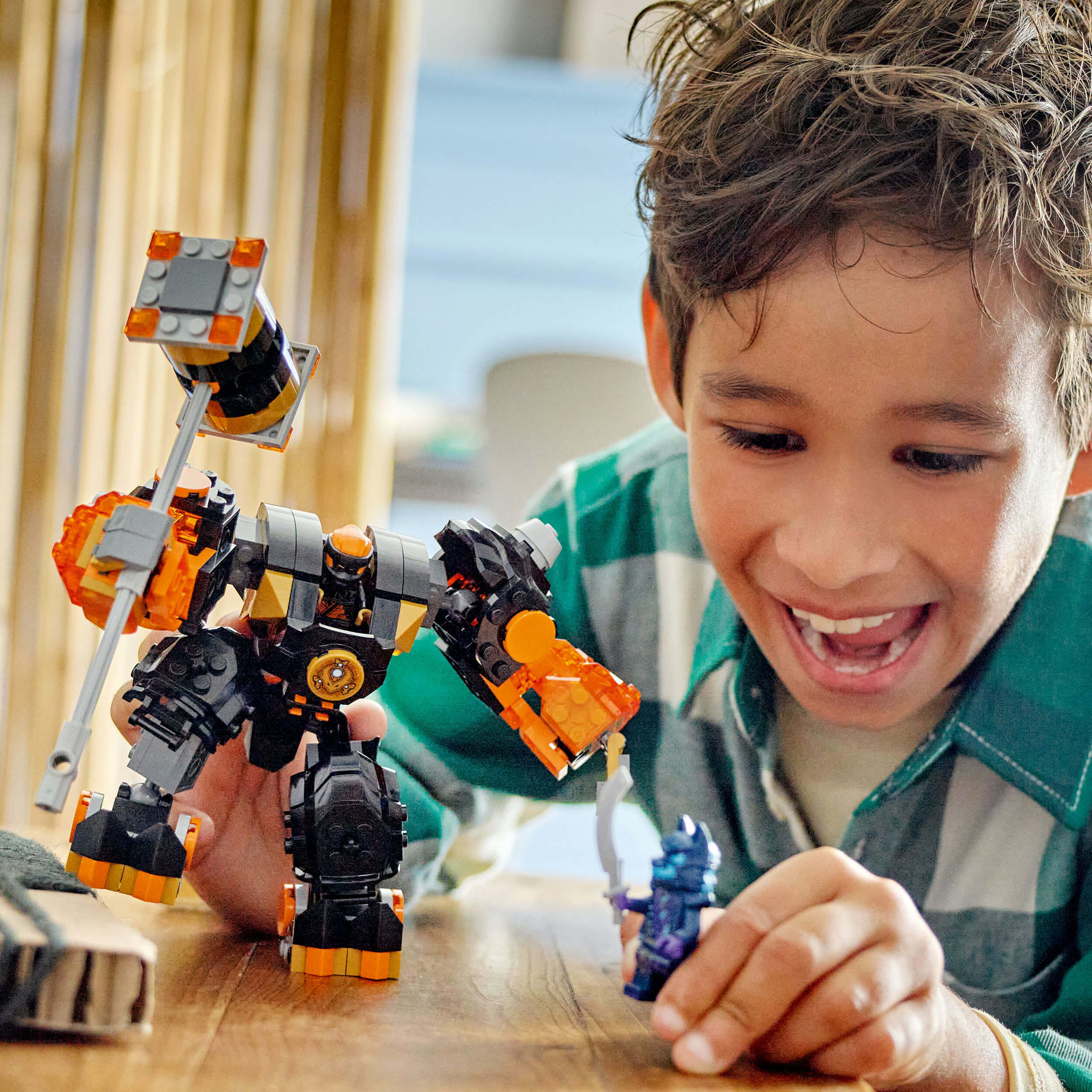 Lego Ninjago 71806 Cole's Elemental Earth Mech Playset for Ages 7 & Up ...