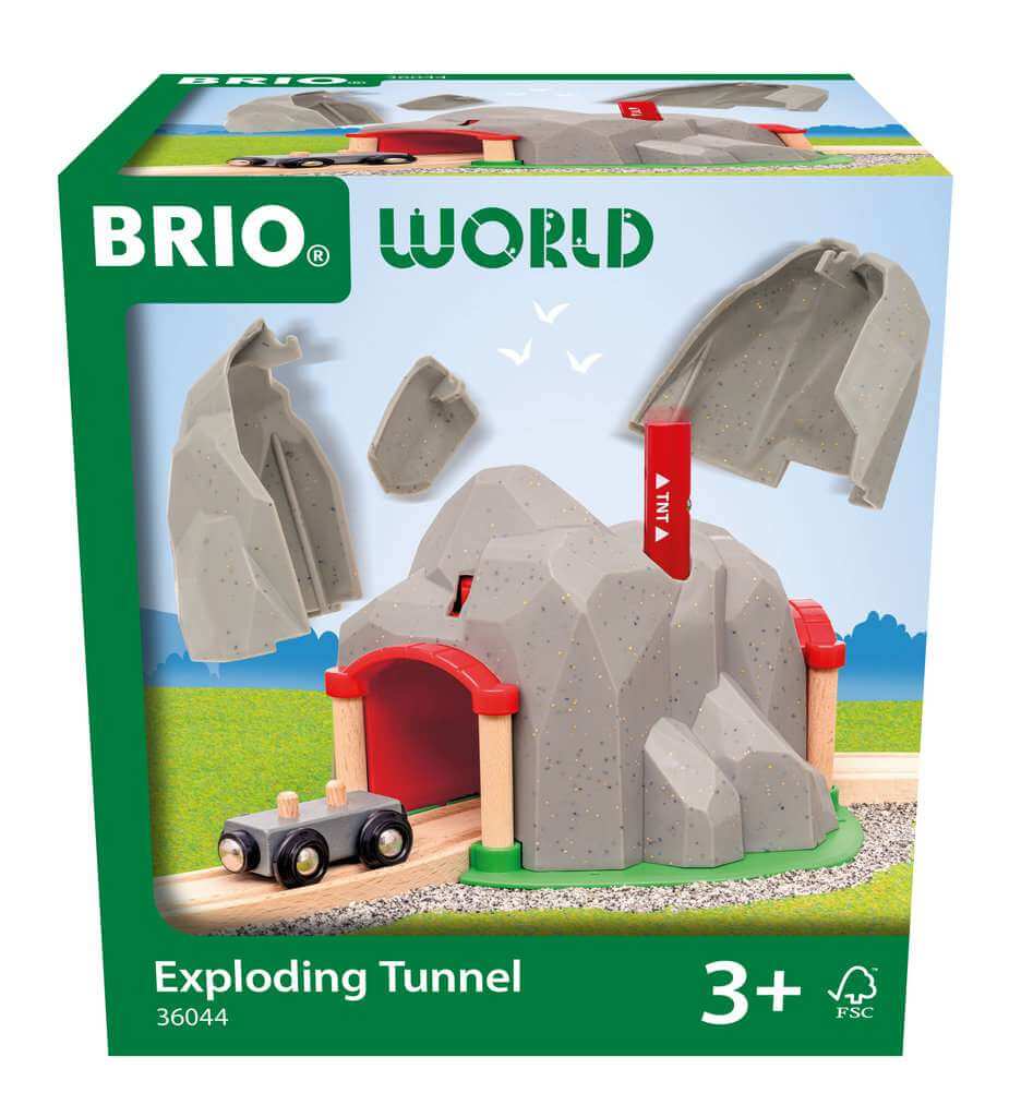 Brio World 36044 Exploding Tunnel Train Set Accessory for Ages