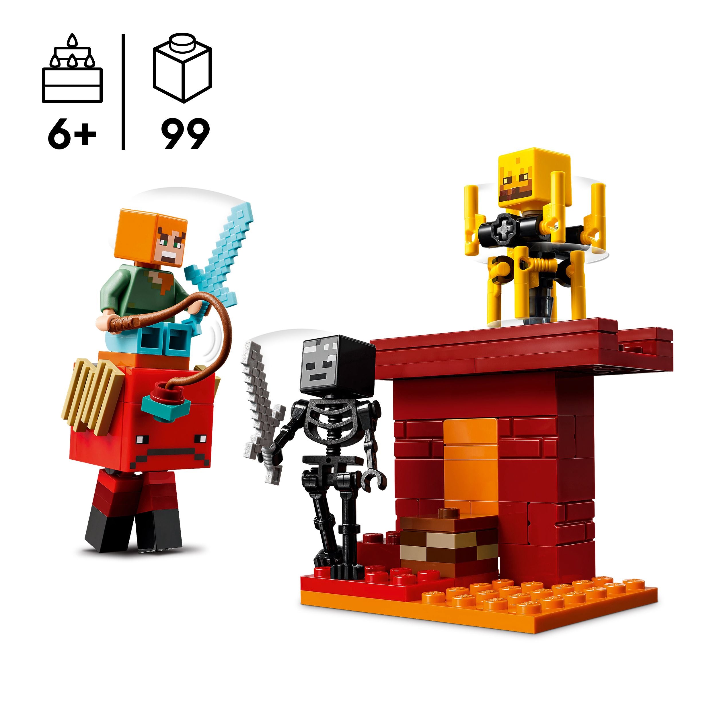 Lego Minecraft 21266 The Nether Lava Battle – Curious Minds
