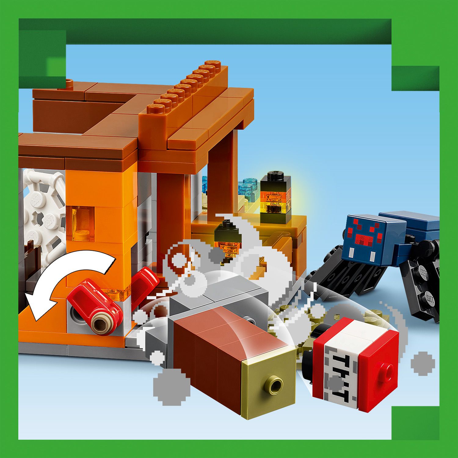 Lego Minecraft 21269 The Armadillo Mine Expedition Playset for Ages 8 ...