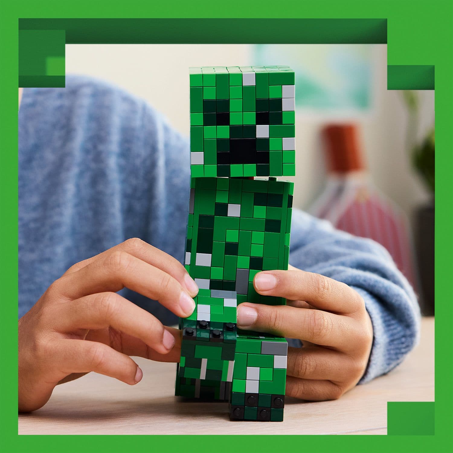 Minecraft Buildable Creeper Lego Minecraft 21276 The Creeper Buildable Playset for Ages 10 and Up ...