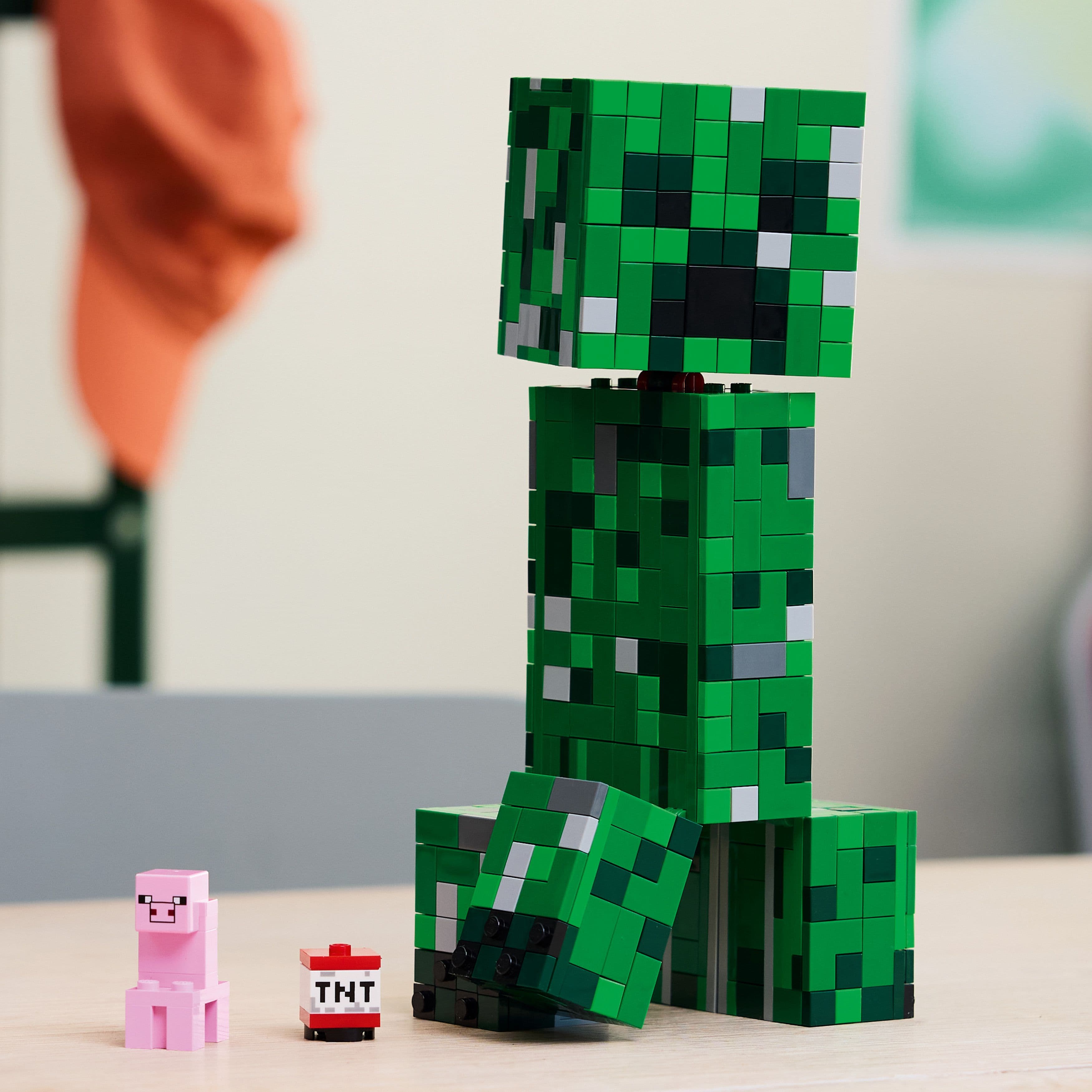 Minecraft Buildable Creeper Lego Minecraft 21276 The Creeper Buildable Playset for Ages 10 and Up ...
