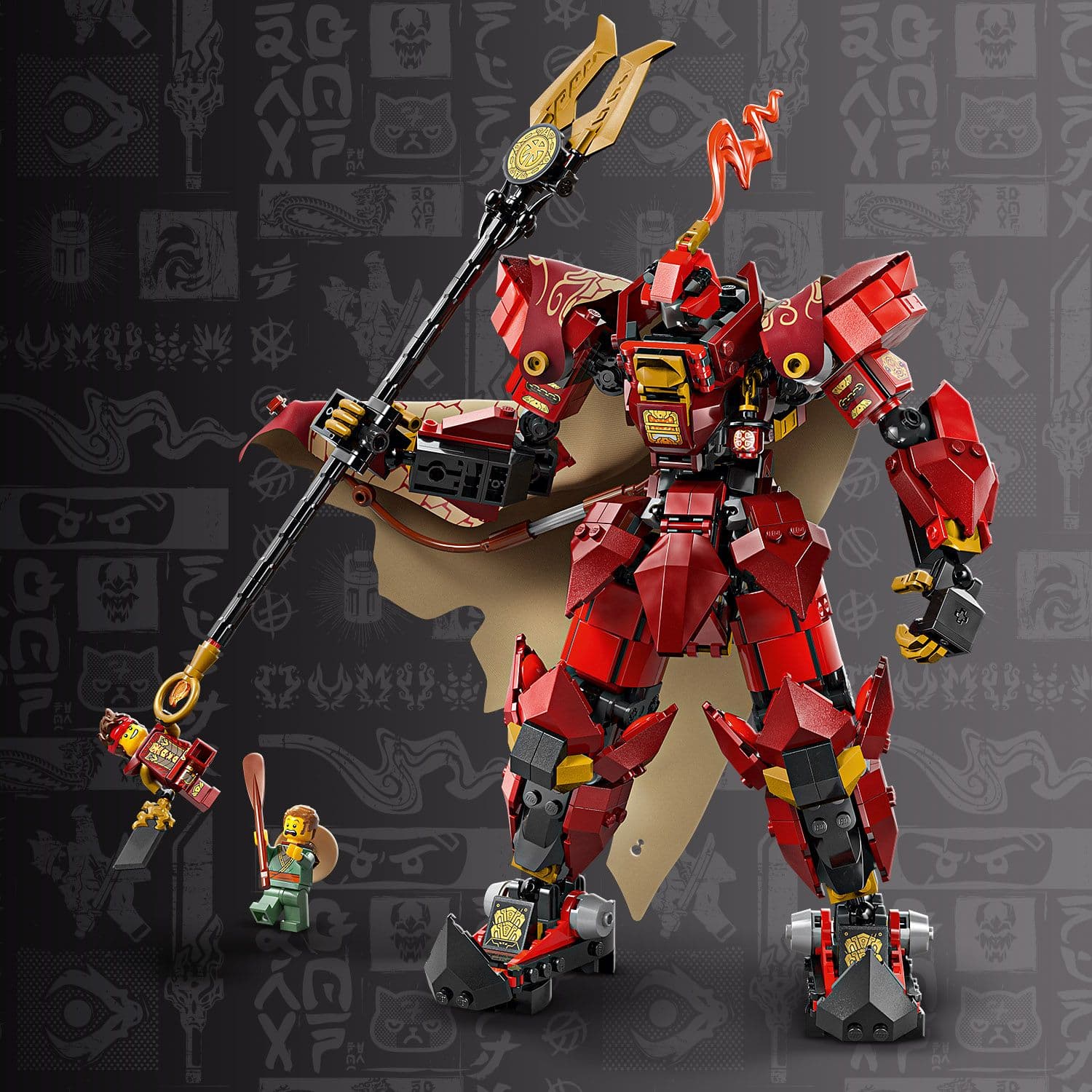 Lego Ninjago Legends 71846 The Fire Knight Mech for Teens Ages 14 & Up ...