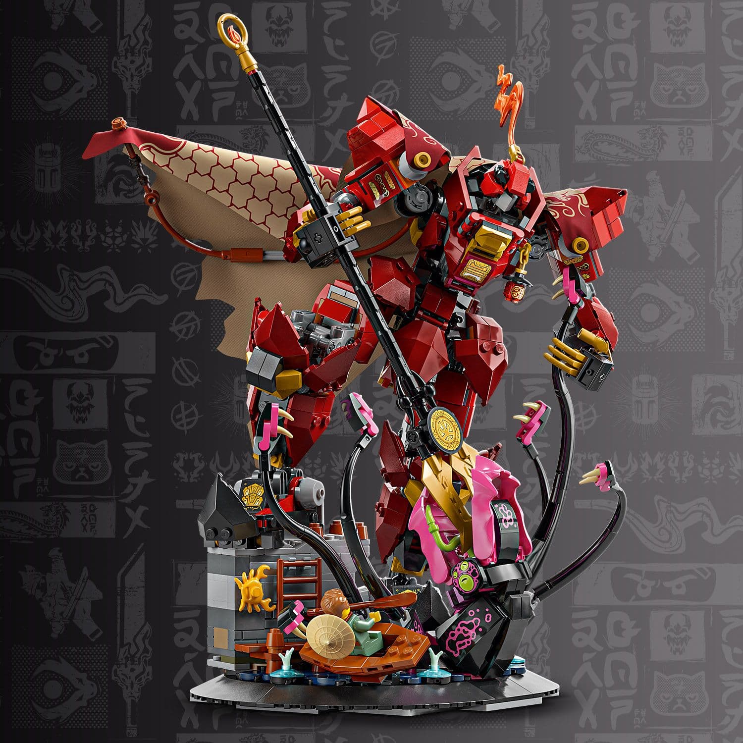 Lego Ninjago Legends 71846 The Fire Knight Mech for Teens Ages 14 & Up ...