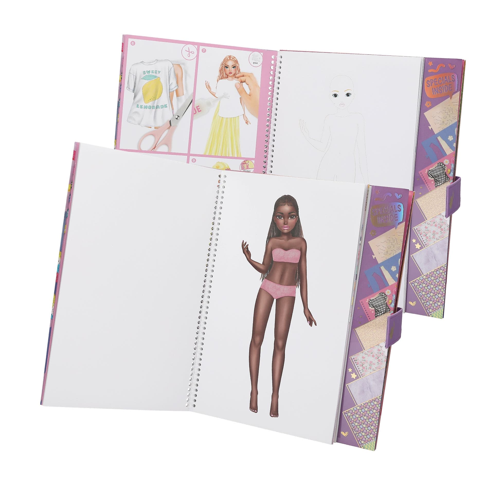 Top Model Code Books TOPModel Special Design Book Fashion Design Craft Kit for Ages 6 & Up ...