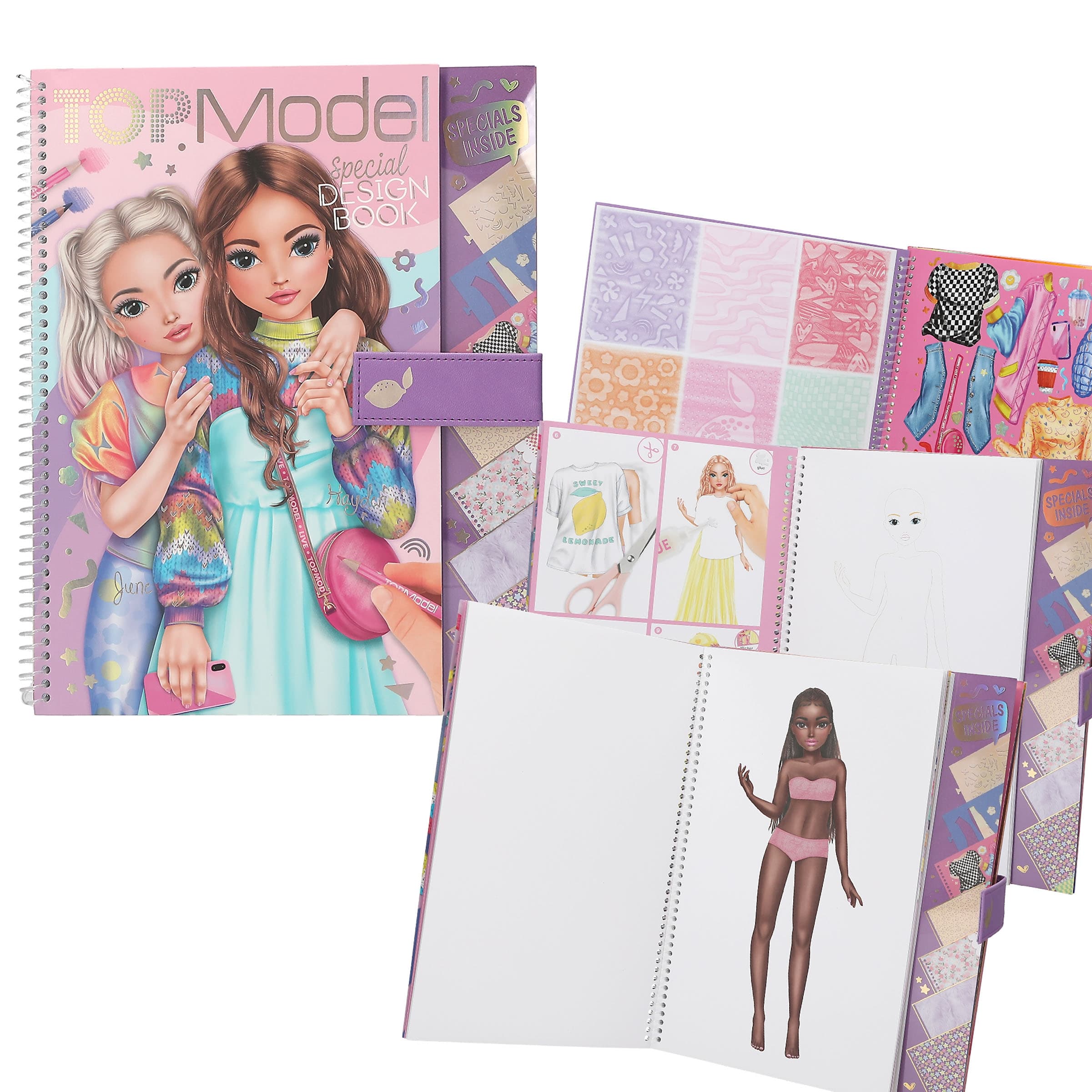 TOPModel Special Design Book Fashion Design Craft Kit for Ages 6 & Up ...