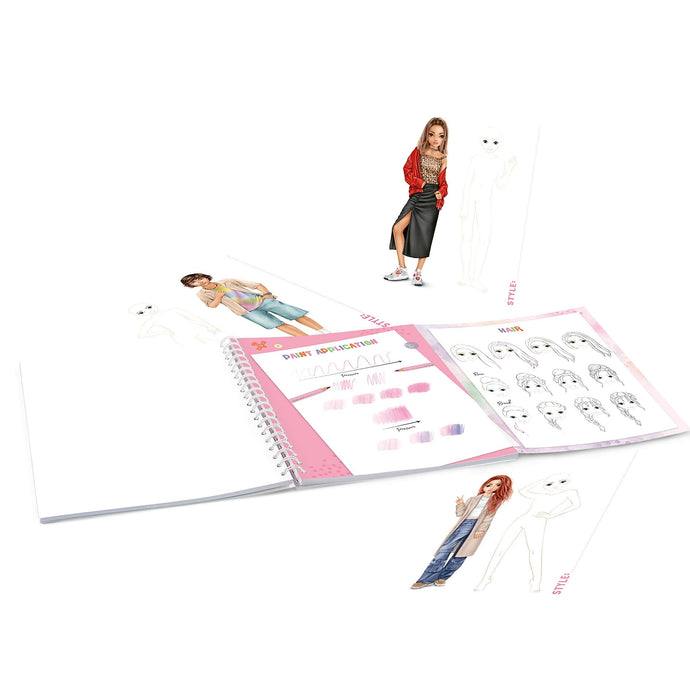 TOPModel Fashion Designer Create Your TOPModel Colouring Book Ages 6 ...