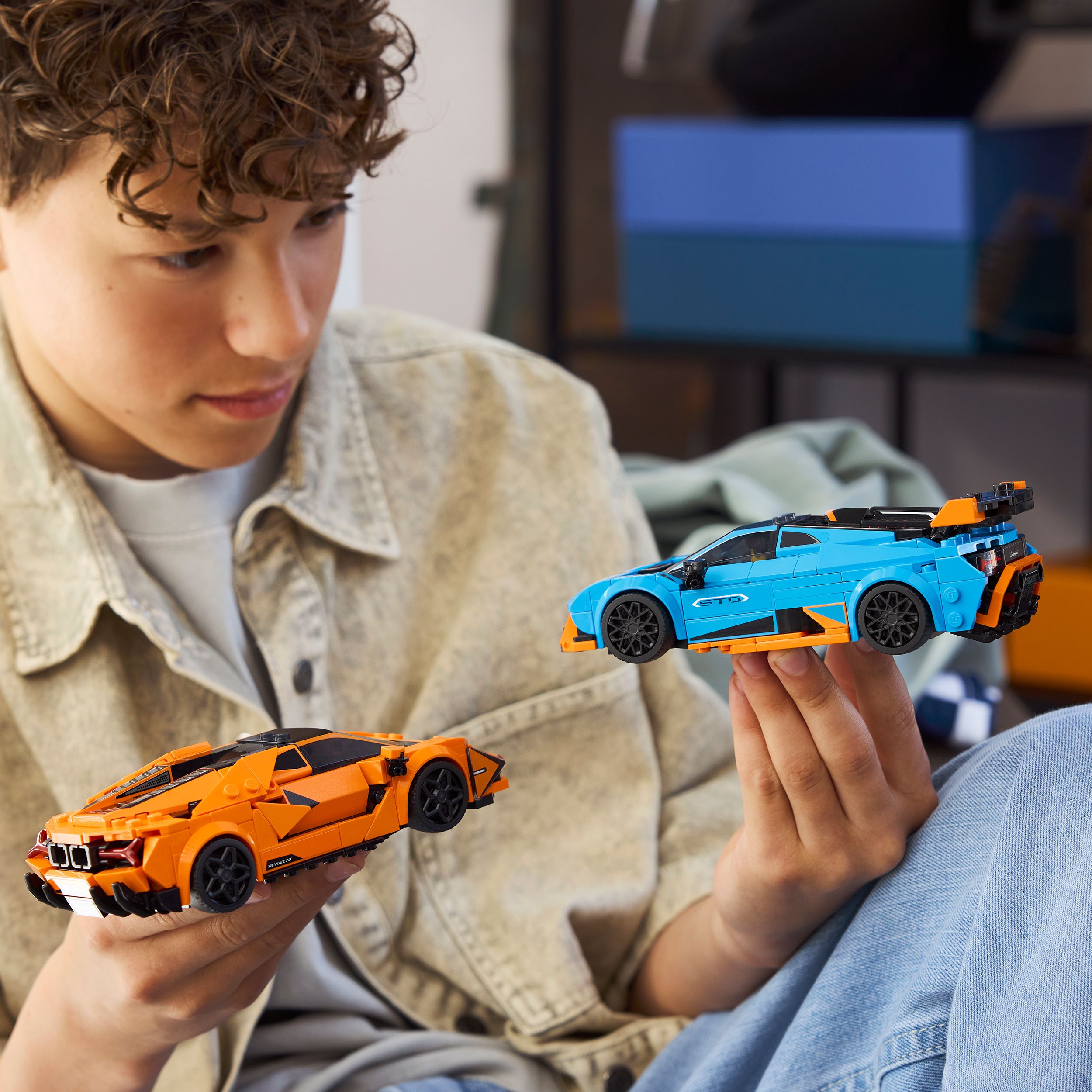 Lego Speed Champions 77238 Lamborghini Revuelto & Huracán STO Ages 10 ...
