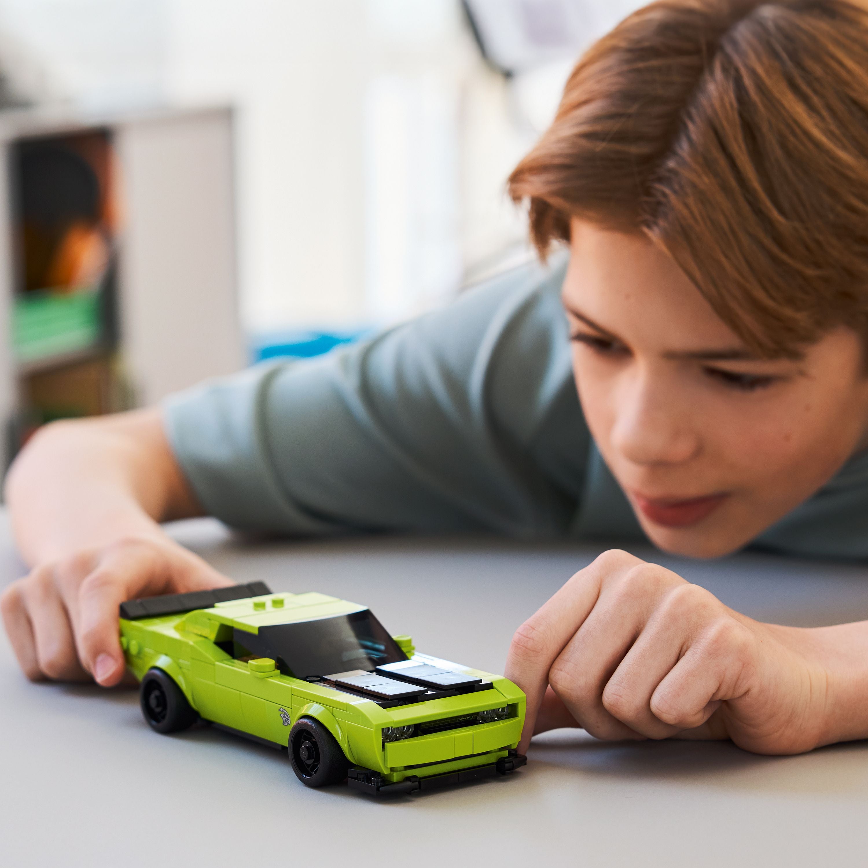 Lego Speed Champions 77237 Dodge Challenger SRT Hellcat Car for Age 9 ...