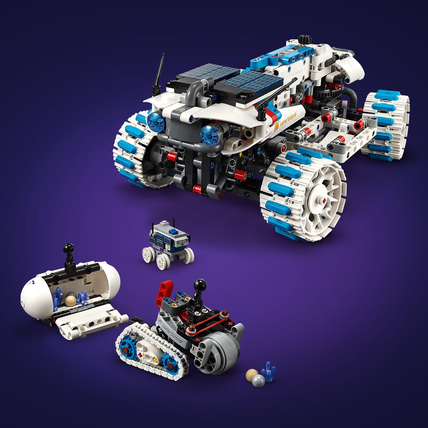 Technic Moon Rover Lego Technic 42211 Lunar Outpost Moon Rover Space Vehicle for Ages 10 ...