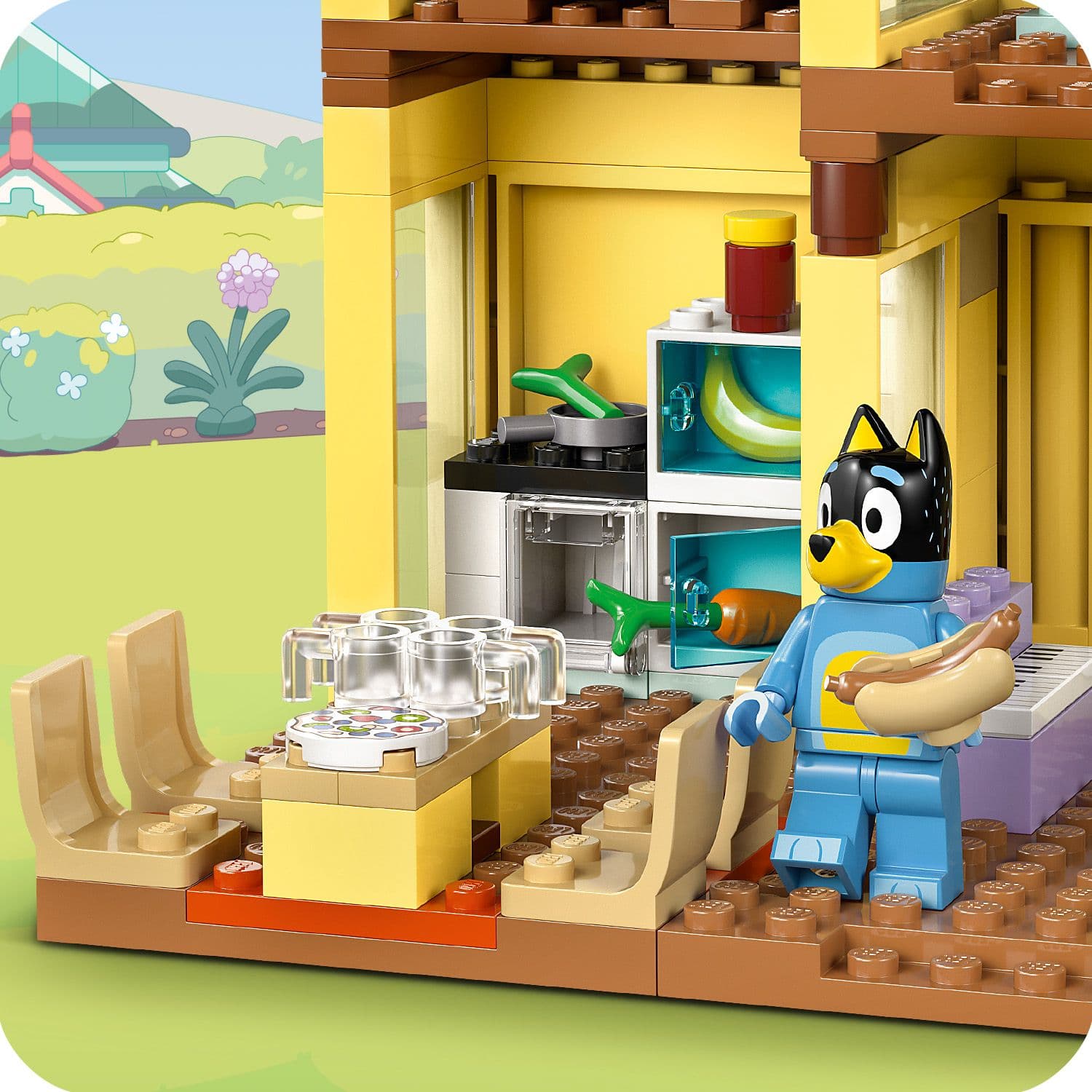 Lego Bluey 11203 Bluey's Family House Set for Children Aged 4 and Up ...