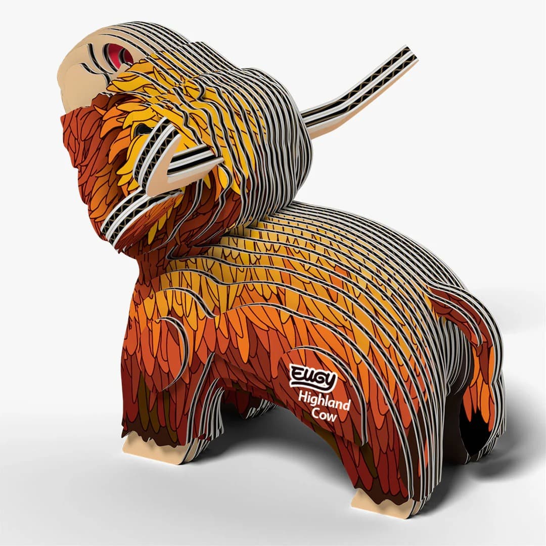 Cow Computer Build Eugy Build Your Own 3D Collectable Model Highland Cow Ages 6+ – Curious ...