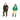 Scenecraft 16mm Scale Figures - Sitting Man and Woman