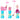 Barbie Petal Pop Flower Reveal Fashion Doll: Pink Tulip for Age 3 & Up