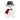 Keeleco 35cm Snowman Christmas Cuddly Soft Toy Suitable from Birth