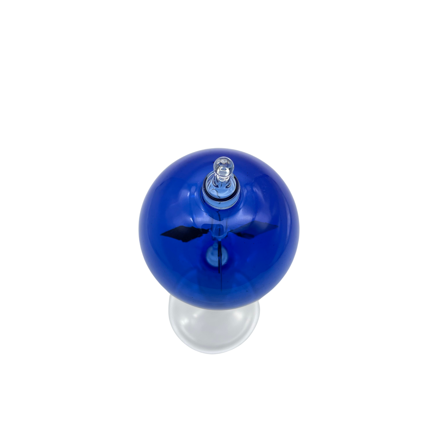 Crooke's Solar Radiometer, Tall Twisted Clear Stem, Blue Globe ...