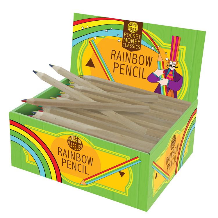 Wooden Rainbow Pencil - CuriousMinds.co.uk