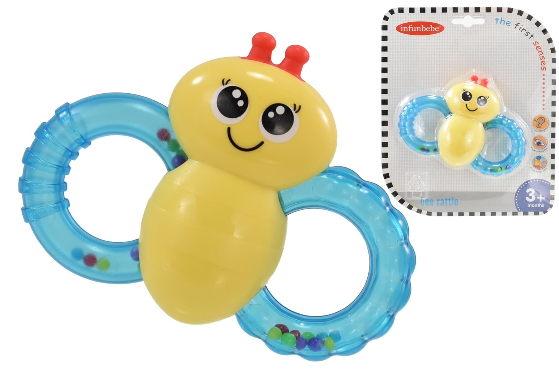 Beehive Rattle Baby's Soothing Bee Teething Rattle Sensory Toy – Curious Minds