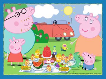 Ravensburger 069583 Peppa Pig 4 In A Box puzzle - CuriousMinds.co.uk