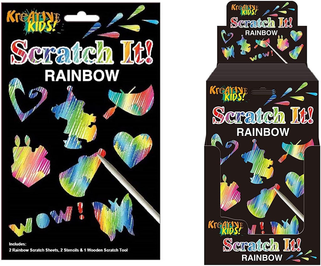 Scratch It Art Rainbow - CuriousMinds.co.uk