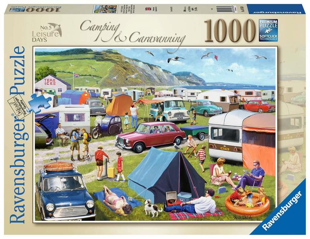 Ravensburger Leisure Days No.5 Camping & Caravaning 1000 Piece Jigsaw Puzzle - CuriousMinds.co.uk