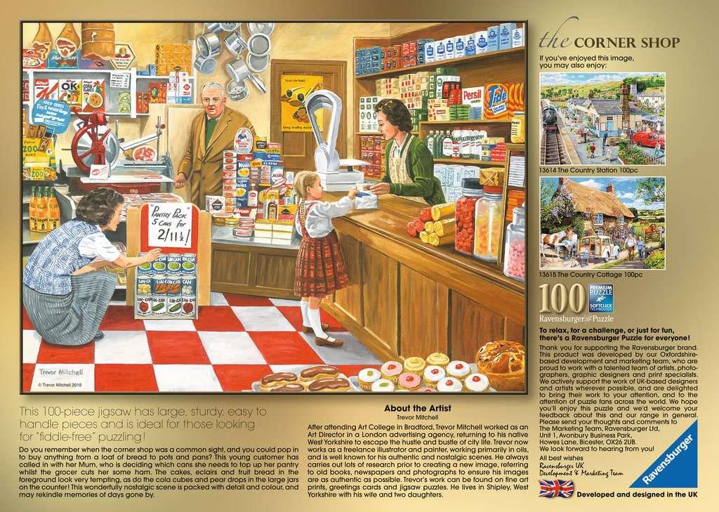 Ravensburger 13613 The Corner Shop Large 100 piece puzzle - CuriousMinds.co.uk