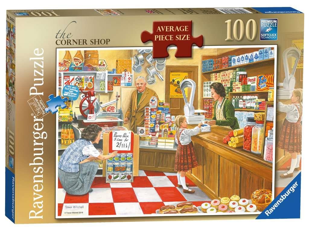 Ravensburger 13613 The Corner Shop Large 100 piece puzzle - CuriousMinds.co.uk