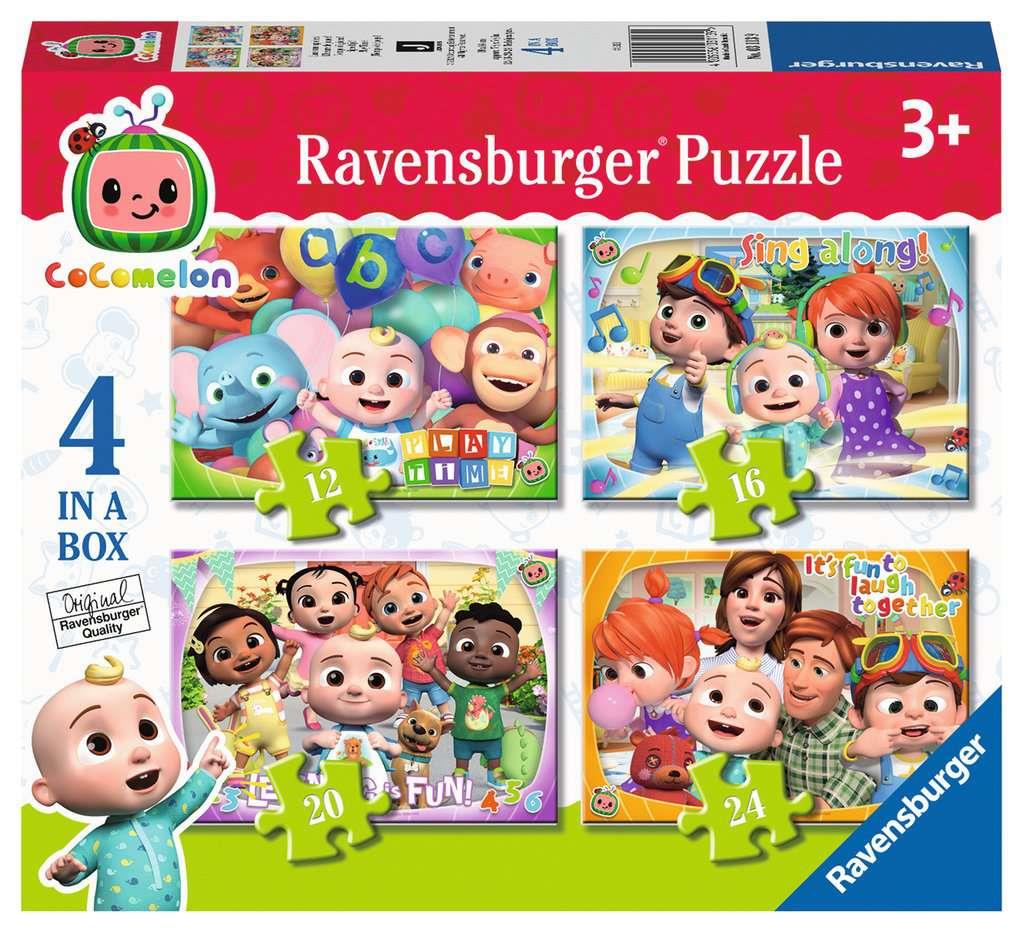 Ravensburger Cocomelon 4 In A Box Jigsaw Puzzle - CuriousMinds.co.uk