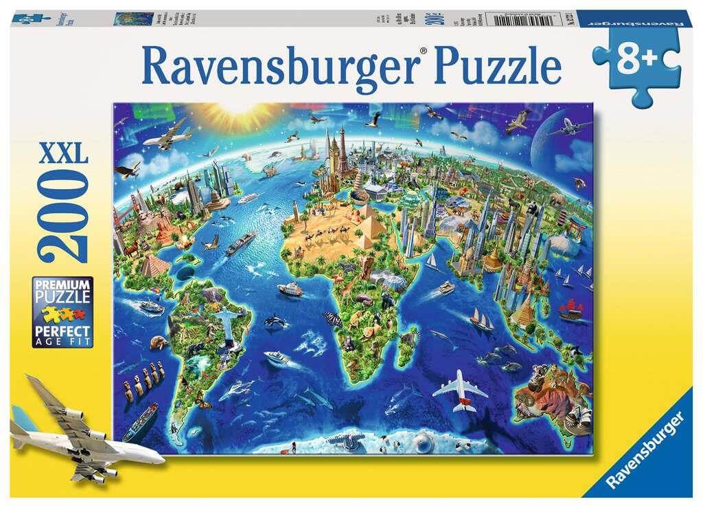 Ravensburger 12722 World Landmarks XXL 200 piece puzzle - CuriousMinds.co.uk