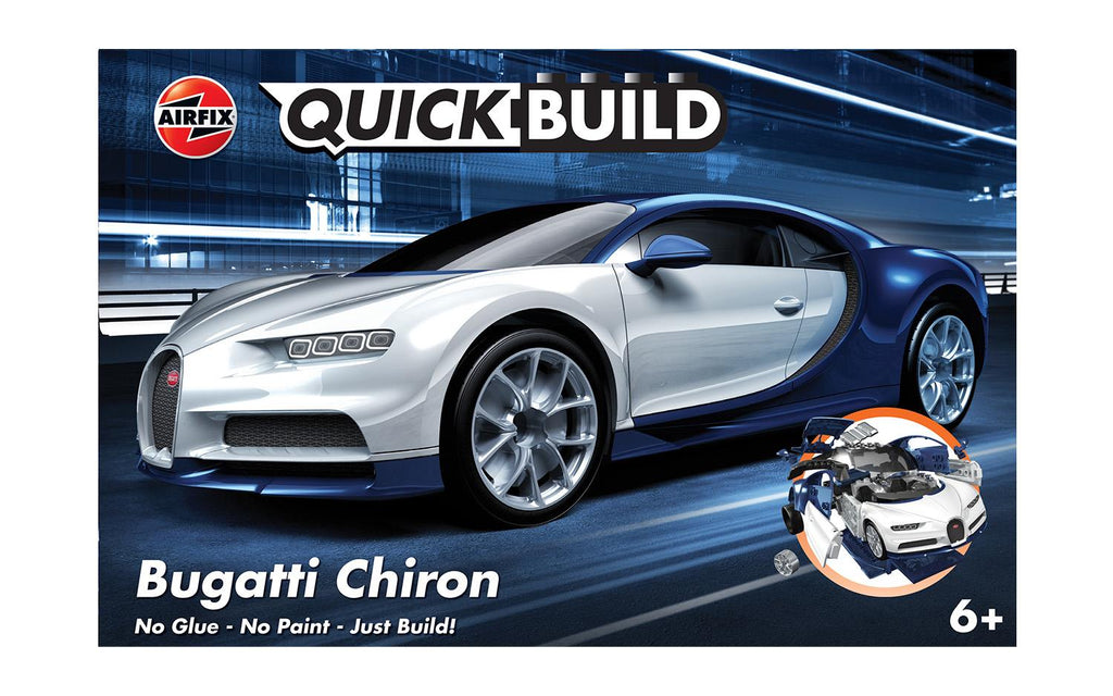 Airfix QUICKBUILD Bugatti Chiron (J6044) - CuriousMinds.co.uk