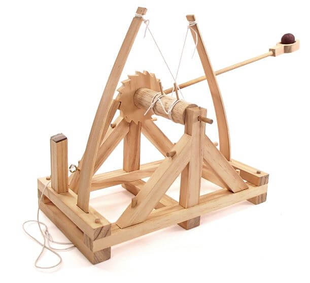 Build A Wooden Da Vinci Catapult Kit - CuriousMinds.co.uk