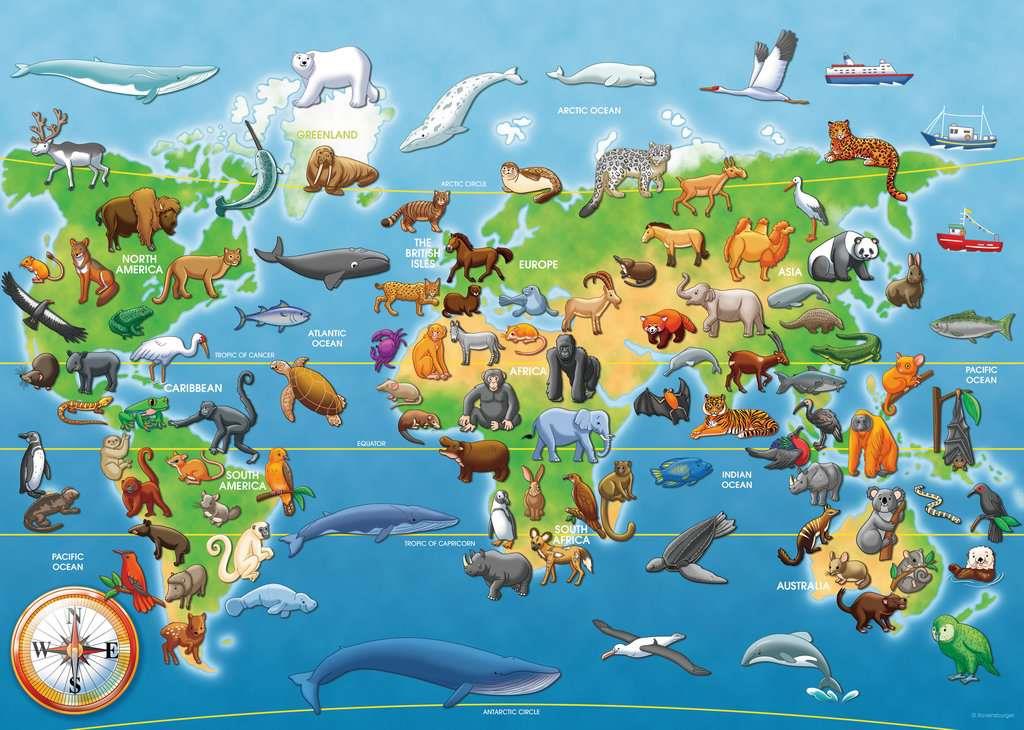 Ravensburger Endangered Animals 60 Piece Giant Floor Jigsaw Puzzle - CuriousMinds.co.uk