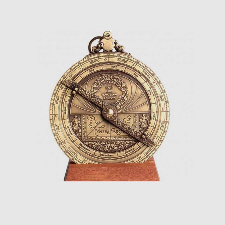 Hemisferium Planispheric Astrolabe L.H.V. 10 ∅ - CuriousMinds.co.uk