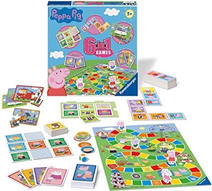 Ravensburger Peppa Pig 6 In 1 Games - CuriousMinds.co.uk