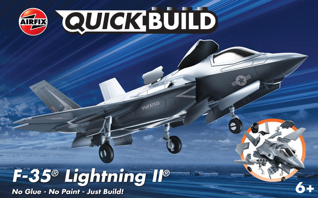 Airfix QUICKBUILD F-35B Lightning II (J6040) - CuriousMinds.co.uk