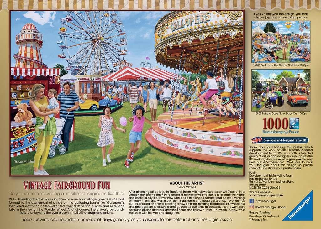 Ravensburger Vintage Fairground Fun 1000 Piece Jigsaw Puzzle - CuriousMinds.co.uk