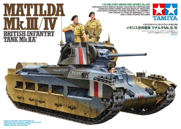 Tamiya 1/35 Matilda MKIII/IV Infantry Tank (35300) - CuriousMinds.co.uk