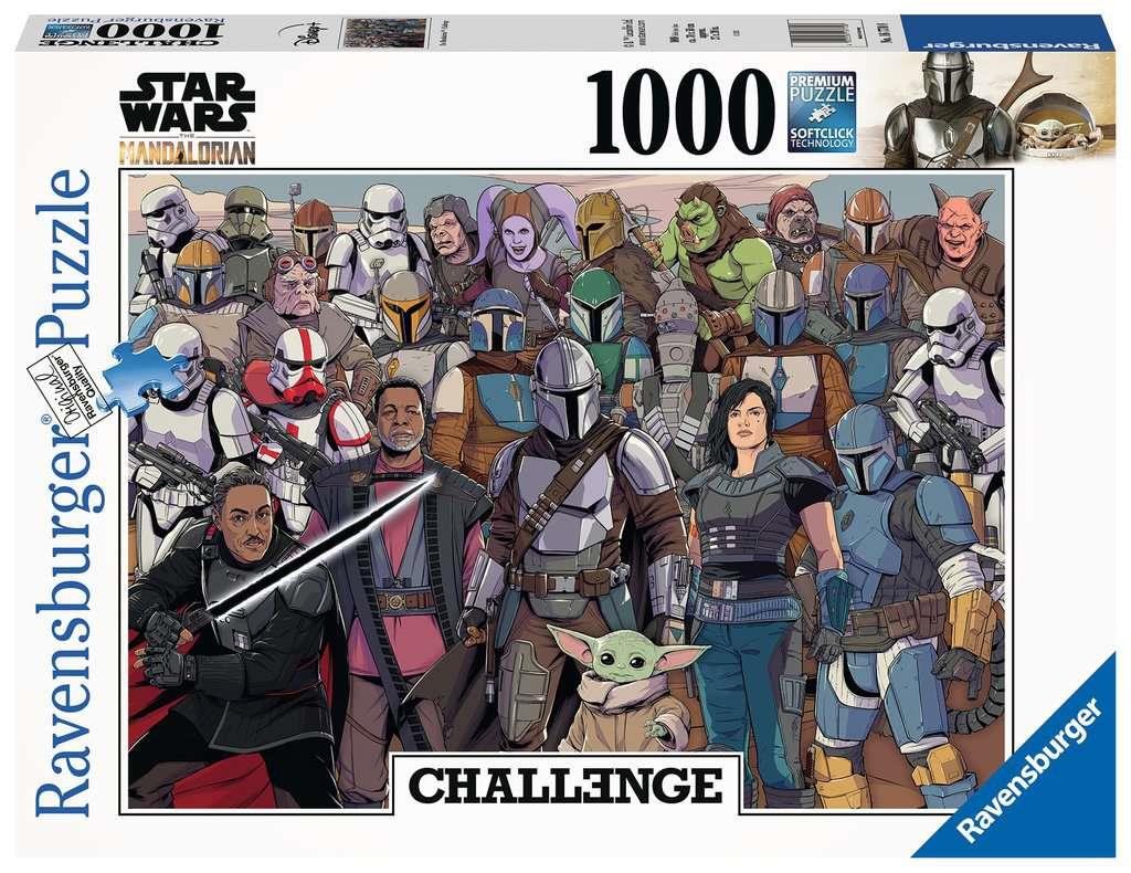 Ravensburger Star Wars The Mandalorian Challenge 1000 Piece Jigsaw Puzzle - CuriousMinds.co.uk