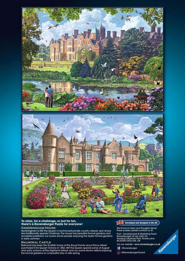 Ravensburger Happy Days No.5 Royal Residences 4 x 500 Piece Jigsaw Puzzles - CuriousMinds.co.uk