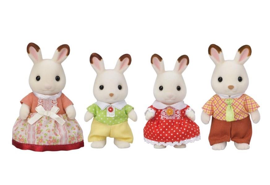 Sylvanian Families Chocolate Rabbit Family - CuriousMinds.co.uk
