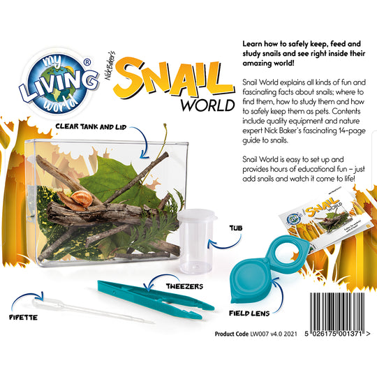My Living World Nick Baker's Snail World - CuriousMinds.co.uk