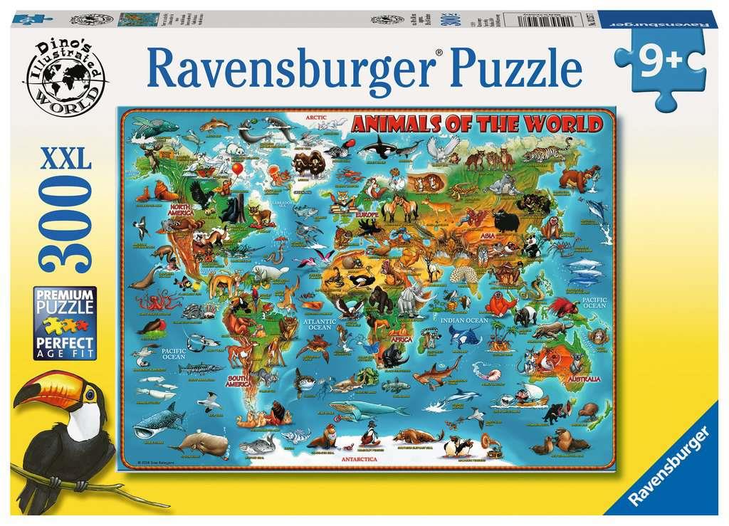 Ravensburger 13257 Animals of the World 300 Piece Jigsaw Puzzle - CuriousMinds.co.uk