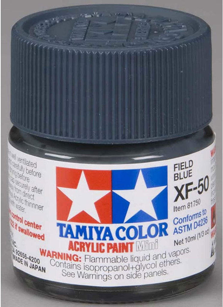 Tamiya Acrylic Mini XF-50 Field Blue Paint - CuriousMinds.co.uk