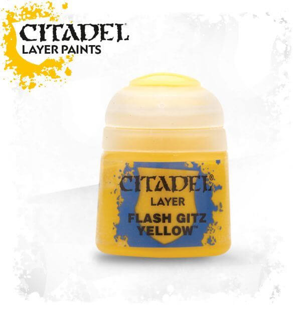 Flash Gitz Yellow (12ml) - Layer - Citadel Acrylic Paint - CuriousMinds.co.uk