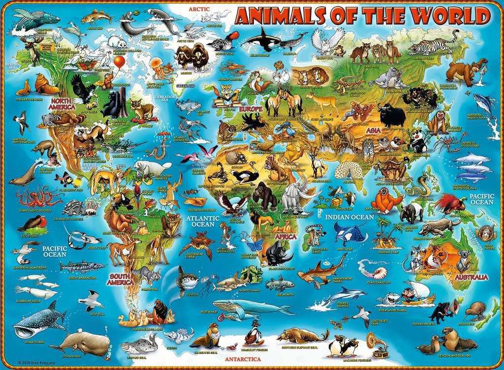 Ravensburger 13257 Animals of the World 300 Piece Jigsaw Puzzle - CuriousMinds.co.uk