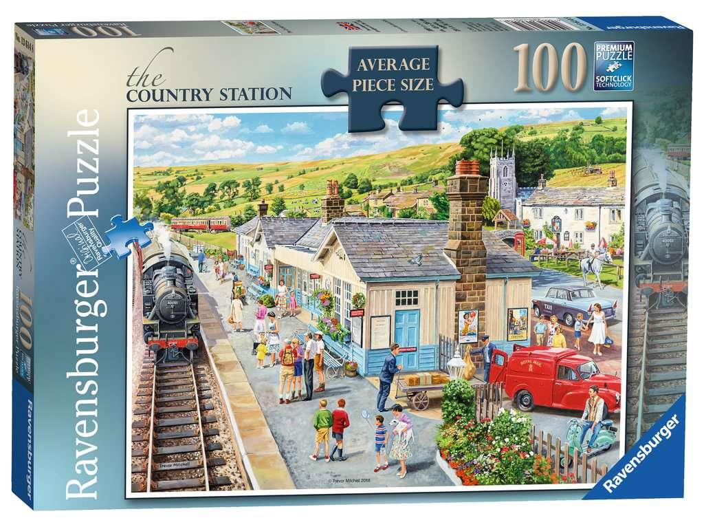 Ravensburger The Country Station 100 Piece Puzzle - CuriousMinds.co.uk