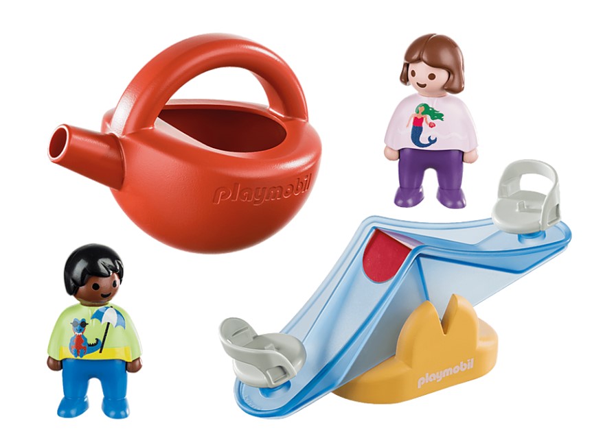 Playmobil 1.2.3 Aqua Water Seesaw with Watering Can - CuriousMinds